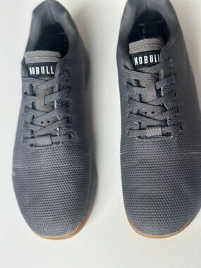 NOBULL Trainer Grey SuperFabric Gum Outsole CrossFit Women's 10.5 / Men's 9